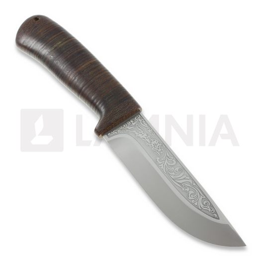 A&R Zlatoust Klychok-2 Jagdmesser, Leder