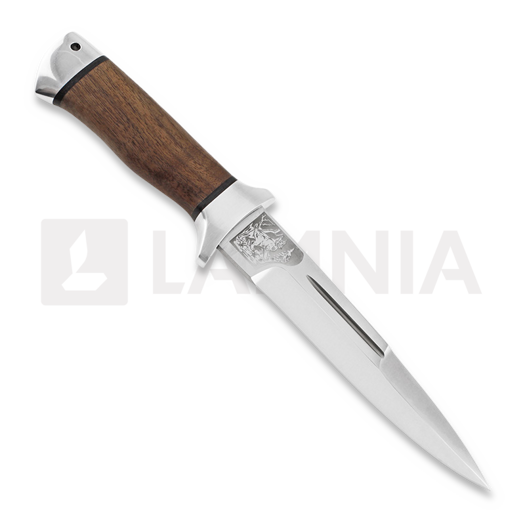 A&R Zlatoust Rys veitsi, walnut