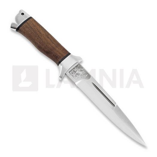 A&R Zlatoust Rys kniv, walnut