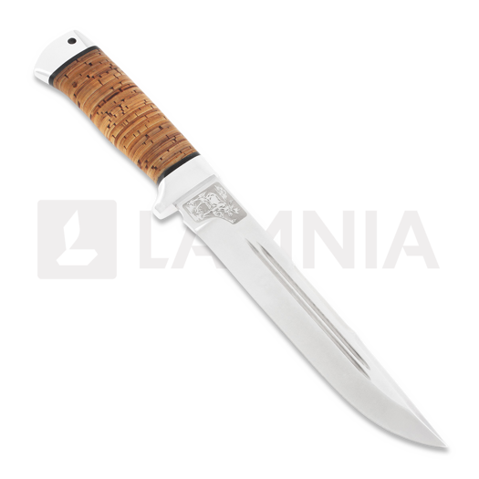 A&R Zlatoust Sokhatyi kniv, birch bark