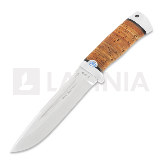 Cuchillo A&R Zlatoust Valdai, birch bark