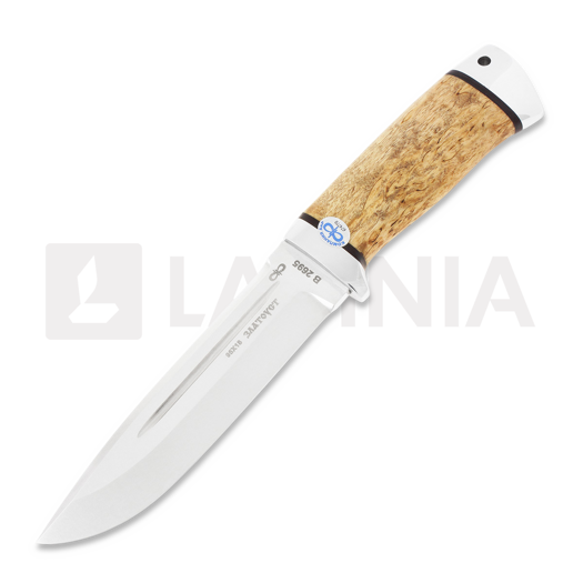 A&R Zlatoust Valdai Messer, curly birch