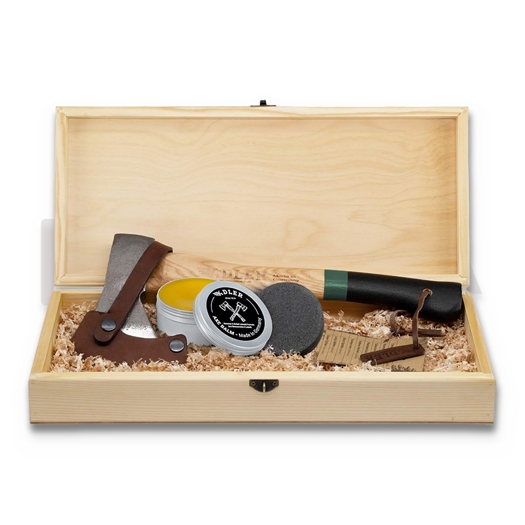 Adler Rheinland Hatchet green/black Gift Set, B-Stock