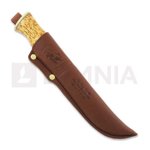 Ahti Leuku 14 natural puukko, premium visaa 9614P