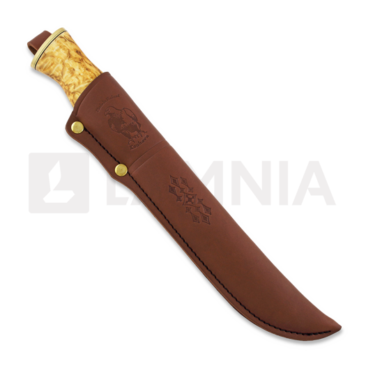 Ahti Leuku 18 natural puukko, premium visaa 9618P