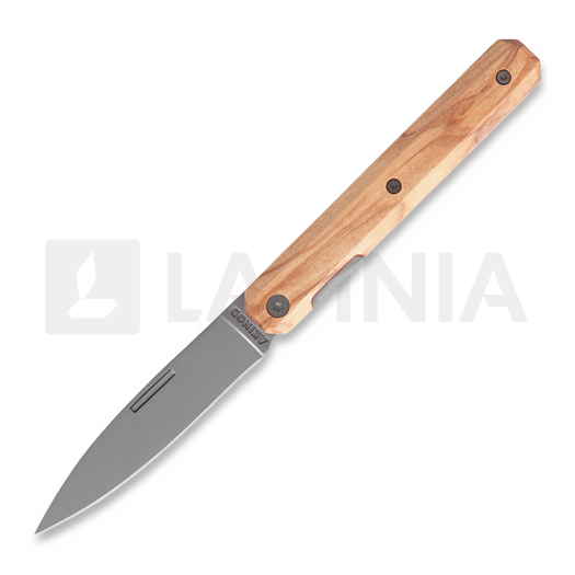 Akinod 18H07 Paring Linerlock vouwmes, olive wood