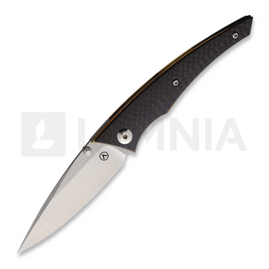 Alliance Designs Chisel Carbon Fiber sulankstomas peilis, Bronze