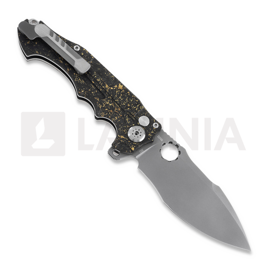 Andre de Villiers Alpha kääntöveitsi, beadblast with copper shred