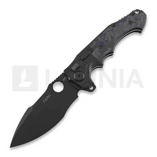 Skladací nôž Andre de Villiers Alpha, Black/Blueshred