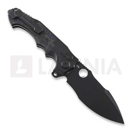 Andre de Villiers Alpha k&auml;&auml;nt&ouml;veitsi, Black/Blueshred