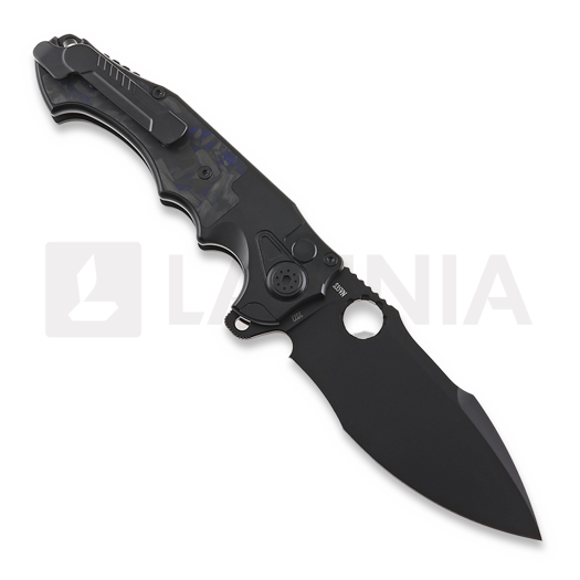 Andre de Villiers Alpha sulankstomas peilis, Black/Blueshred