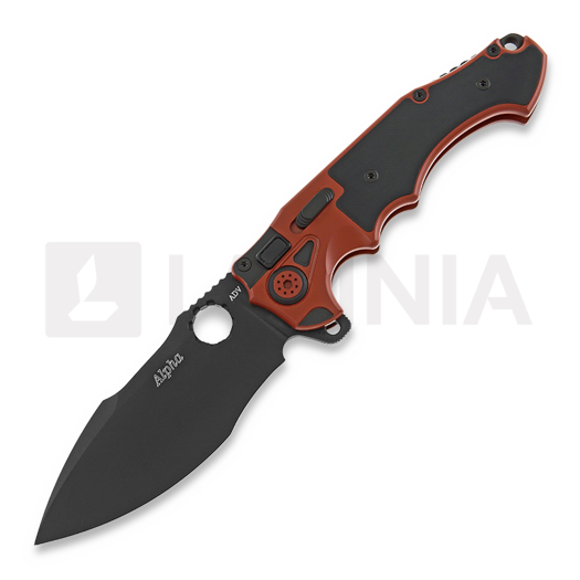 Nóż składany Andre de Villiers Alpha, Black G10/Red