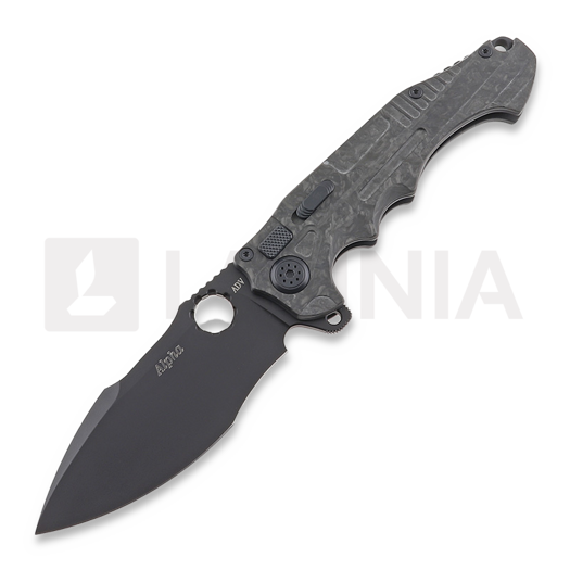 Nóż składany Andre de Villiers Alpha, Black/Marble CF