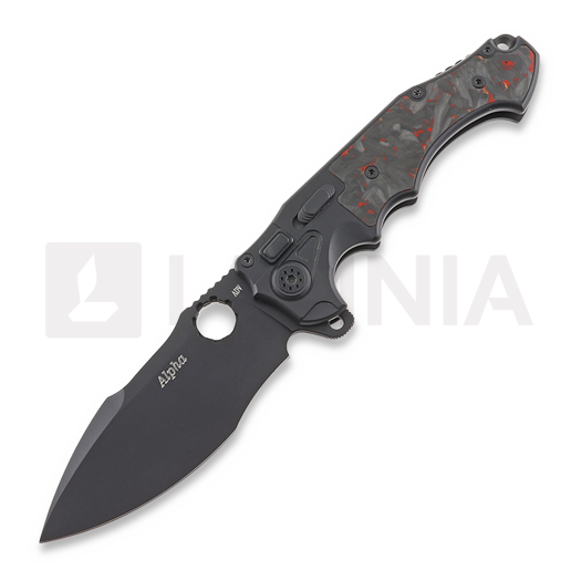 Skladací nôž Andre de Villiers Alpha, Black/Redshred