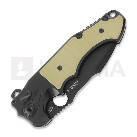 Zavírací nůž Andre de Villiers Alpha S Black/Tan