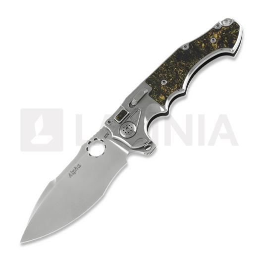 Coltello pieghevole Andre de Villiers Alpha, satin with copper shred