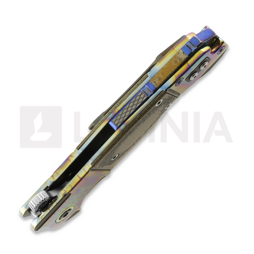 Couteau pliant Andre de Villiers Badlands 2, Custom Acid Rain