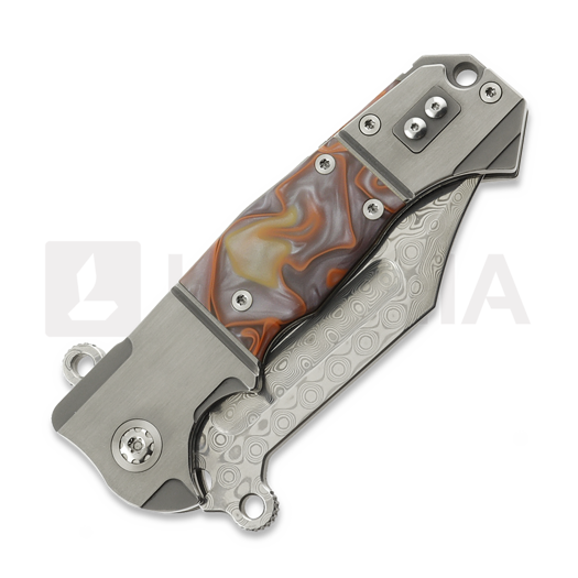 Couteau pliant Andre de Villiers Badlands 2 Damascus, Raffir