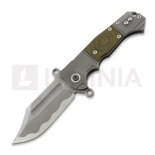 Складний ніж Andre de Villiers Badlands 2 Stonewash, Custom