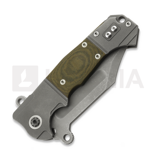 Couteau pliant Andre de Villiers Badlands 2 Stonewash, Custom