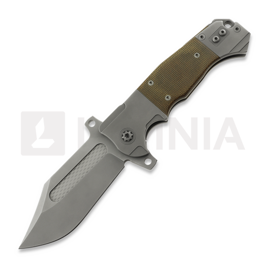 Складной нож Andre de Villiers Badlands 2 Stonewash, Custom