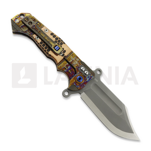 Andre de Villiers Badlands Bowie k&auml;&auml;nt&ouml;veitsi, Copper