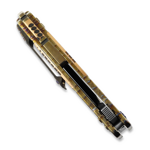 Zavírací nůž Andre de Villiers Badlands Bowie, Copper