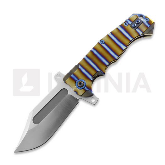 Andre de Villiers Badlands foldekniv, Flame Ano