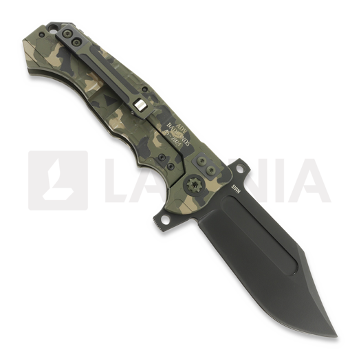 Coltello pieghevole Andre de Villiers Badlands, Kalguard Camo