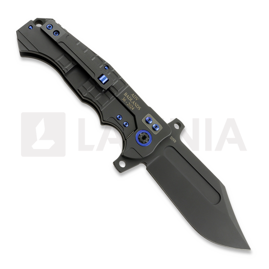 Andre de Villiers Badlands foldekniv, Kalguard Frag