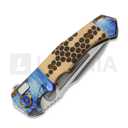 Zavírací nůž Andre de Villiers BL Ronin Acid Rain, Copper