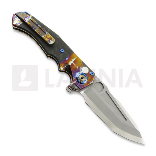 Zavírací nůž Andre de Villiers BL Ronin Acid Rain, Marble CF