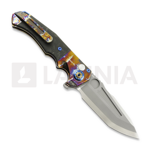 Zavírací nůž Andre de Villiers BL Ronin Acid Rain, Marble CF