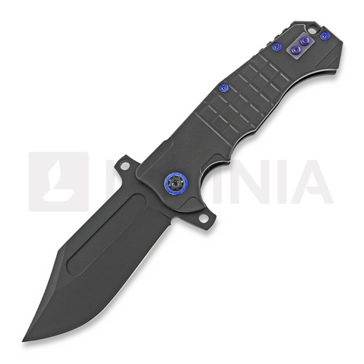 Andre de Villiers Bowie Black Frag/Anno 접이식 나이프