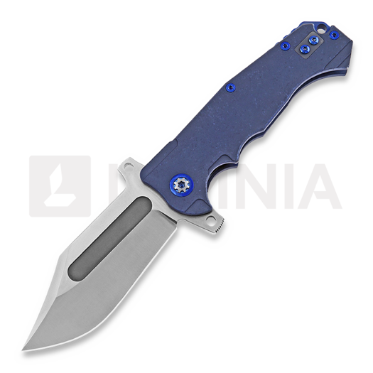 Couteau pliant Andre de Villiers Bowie, bleu