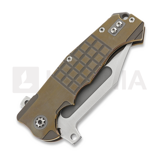 Andre de Villiers Bowie Gold Frag kääntöveitsi