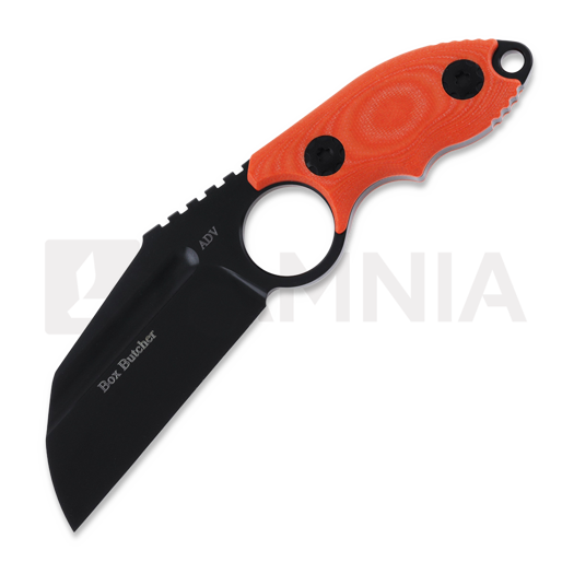 Andre de Villiers Box Butcher kniv, orange