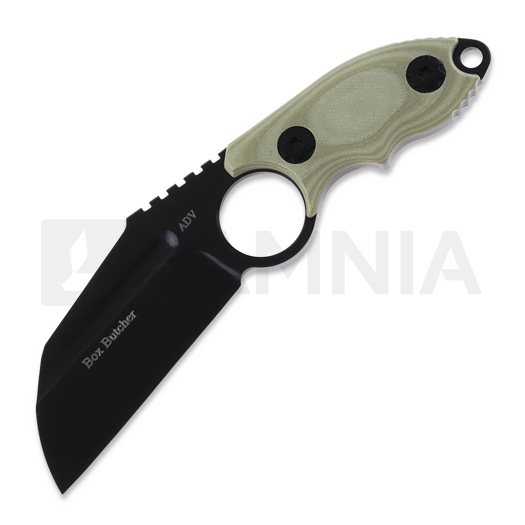 Cuchillo Andre de Villiers Box Butcher, tan