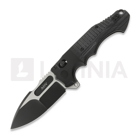 Andre de Villiers Bullshark Titanium kääntöveitsi, Black