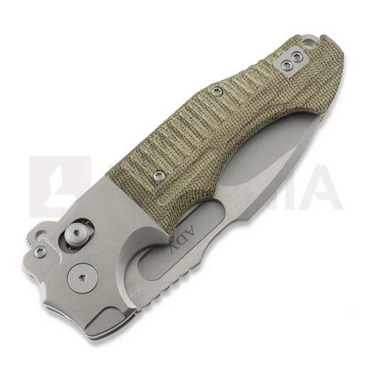 Nóż składany Andre de Villiers Bullshark Titanium, Micarta