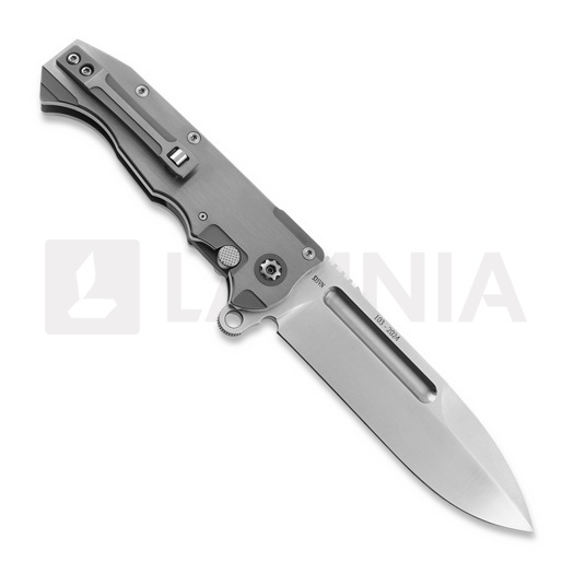 Andre de Villiers Crusher sulankstomas peilis, Plain Satin