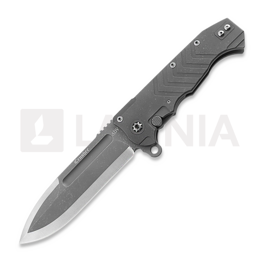 Складний ніж Andre de Villiers Crusher, Stonewashed/Milled