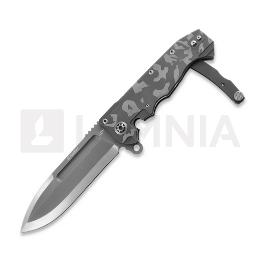 Andre de Villiers Crusher folding knife, Urban Camo