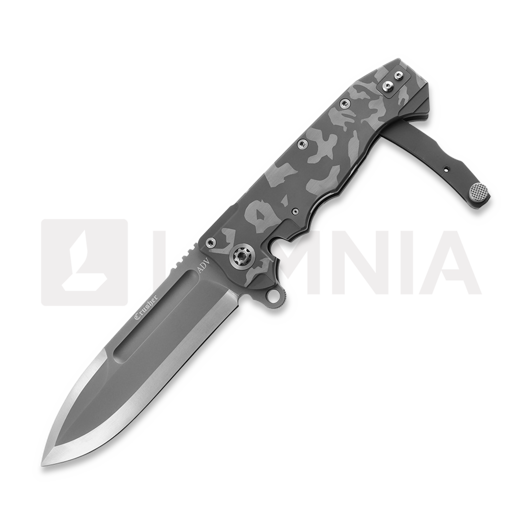 Andre de Villiers Crusher sulankstomas peilis, Urban Camo