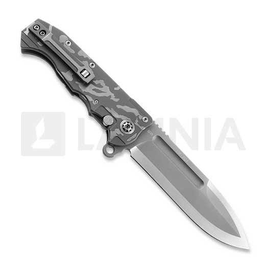 Andre de Villiers Crusher folding knife, Urban Camo