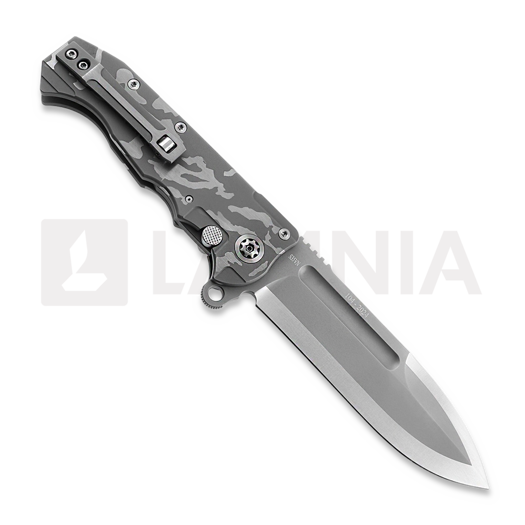 Andre de Villiers Crusher sulankstomas peilis, Urban Camo
