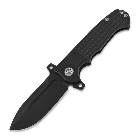 Nóż składany Andre de Villiers DF, black ceracote frag