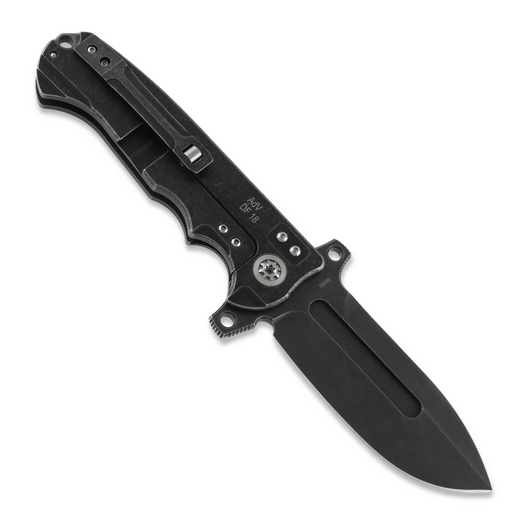 Zavírací nůž Andre de Villiers DF, black distress