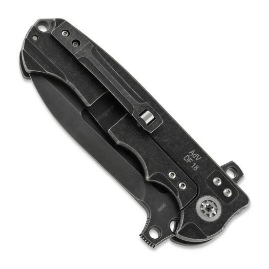 Zavírací nůž Andre de Villiers DF, black distress