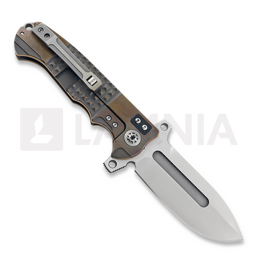 Zavírací nůž Andre de Villiers DF, gold frag